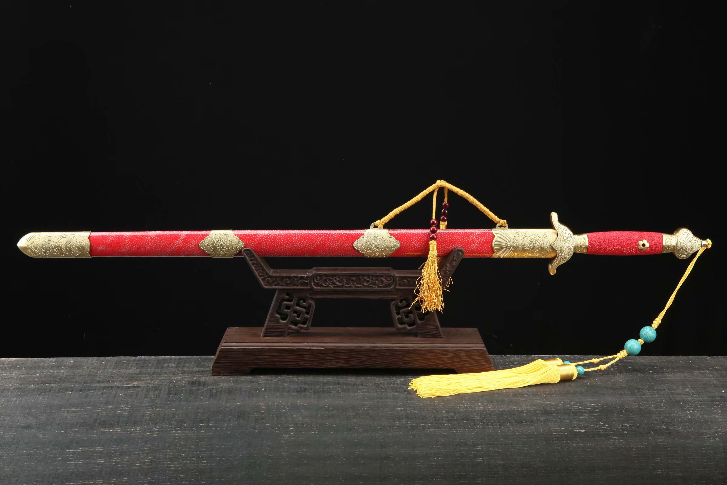 祥龙剑红鱼皮 亮铜