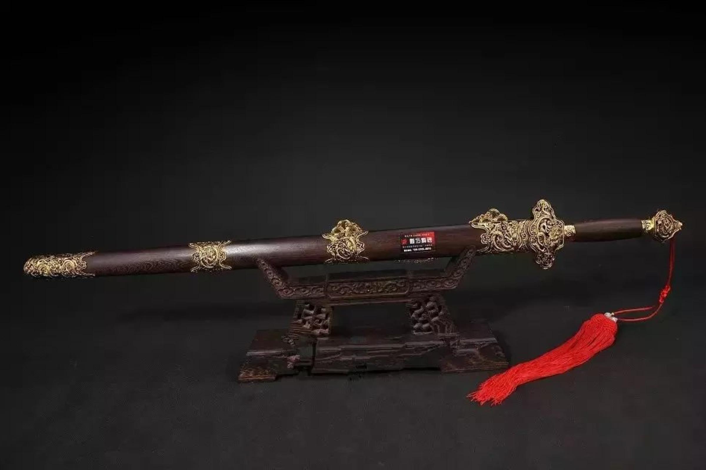 花梨木双色龙之剑
